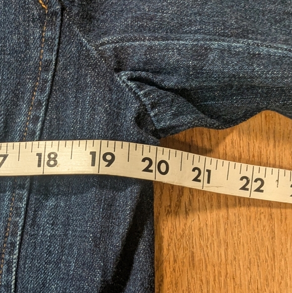 Jones New York Jeans Denim Structured Blazer Jacket | Size Large - Picture 7 of 7